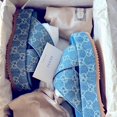 thumbnail image 2 of Gu-cci Angelina GG denim sandal, 2 of 4