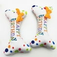thumbnail image 2 of Happy Birthday Party Dog Toy Unique Squeaky Plush Dog Toys Funny Pet Gift ,Fun, Durable, and Safe, 2 of 3