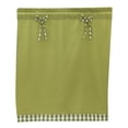 thumbnail image 4 of 1 Curtain Tier Small Window Drape Decor , Green_74x90cm, 4 of 8