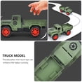 thumbnail image 2 of 2 piezas de camión de inercia, modelo de camión militar, juguete para bebés y niños., 2 of 8