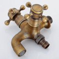 thumbnail image 3 of Double Drain Faucet Garden Faucet Antique Style Double Ball Drain Faucet Garden, 3 of 4