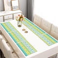 thumbnail image 2 of Blue Pioneer Flower Striped Pattern Summer Placemats Table Placemats Set Of 6-Linen Kitchen Washable Placemats Table Mats 11.8"x17.7" Non-Slip Heat Resistant, 2 of 5