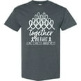 thumbnail image 3 of Inktastic Together, We Fight Lung Cancer Awareness T-Shirt, 3 of 5