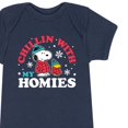 thumbnail image 3 of Peanuts - Holidays - Chillin With My Homies - Infant Baby One Piece, 3 of 5