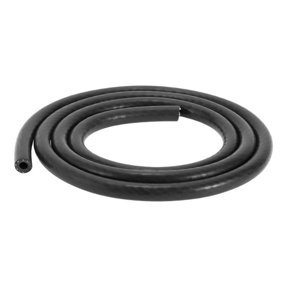 Unique Bargains Silicone Vacuum Tubing Hose Automotive Vacuum Line High Temperature 3.3 Ft 1/4" 6mm ID 3mm Thickness 1 Pc Black 130PSI Max Pressure