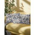 thumbnail image 5 of Outdoor Throw Pillow Set of 2, Vintage Spring Floral Waterproof Pillow with Insert Included, Retro Farmhouse Summer Botanical Decorative Accent Cushion Lumbar Pillows for Patio Porch, 12 x 20 In, 5 of 8