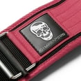 thumbnail image 2 of Gymreapers Quick Locking Weightlifting Belt for Bodybuilding, Powerlifting, Cross Training - 4 Inch Neoprene with Metal Buckle - Adjustable Olympic Lifting Back Support (X-Small, Pink), 2 of 5