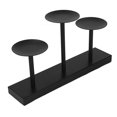 thumbnail image 1 of Candelabro de metal BuyWeek Candelabro de pilar negro 3 pilares, 1 of 14