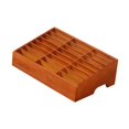 thumbnail image 4 of Luzkey Mobile Phone Storage Box, Desk Organizer with 24 Compartments, Rectangular, Made of [material], Multifunctional, Mobile Phone Management for Classroom Brown, 4 of 8