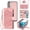 Pink, variant on Asuwish Phone Case for Samsung Galaxy S22 Ultra 5G Zipper Wallet Magnetic Detachable Cell Cover with Tempered Glass Screen Protector Crossbody Strap Flower Card Holder Slot S22ultra 22su Women Grey