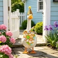 thumbnail image 5 of Tuvgenk Porch Goose Outfits 23" Summer Clothes for Porch Goose Set 2 Pack Plastic Outdoor Summer Lawn Decorations with Hat, 5 of 6