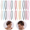 thumbnail image 3 of 28PCS Thin Headband Assorted Color Fabric Covered Headband Hair Hoop for DIY, 3 of 10