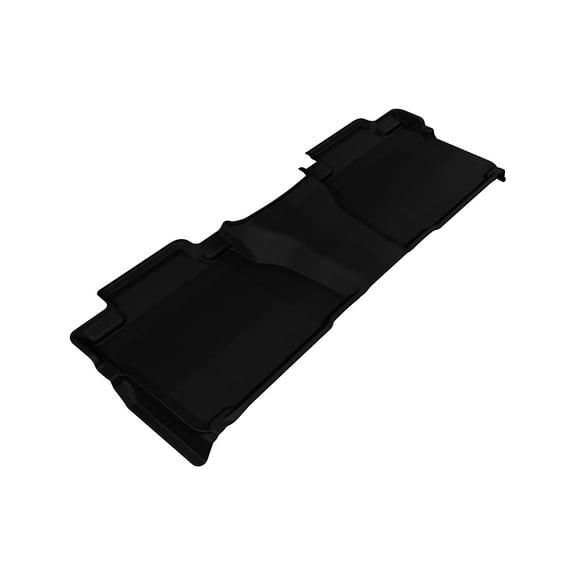 3D MAXpider Custom Fit Kagu Floor Mat (Black) Compatible with Toyota Tundra Double Cab 2014-2021 - Second Row
