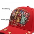 thumbnail image 6 of NIEWTR United States 250th Anniversary Hat USA 250th Anniversary Hat Adjustable Embroidery Patriotic Baseball Cap for Men Women(C,One Size), 6 of 9