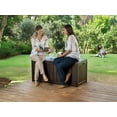 thumbnail image 4 of Keter Glenwood 101 Gallon Durable Resin Outdoor Deck Box Storage Organization, Brown, 4 of 14