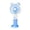 Blue, variant on AOMXGD Mini Handheld Fan, USB Rechargeable Portable Small Fan, Suitable for Outdoor, Travel and Students