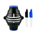 thumbnail image 4 of Golf Ball Line Liner with 2 Marker Pen, Multifunctional Outdoor Sports, Golf Accessories, Positioning Aids Template Alignment Drawing Tool black blue, 4 of 7