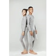 thumbnail image 3 of DevOps Long Underwear Micro Fleece Lined Thermal Set (Children's), Light Gray, 3 of 4