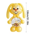 thumbnail image 3 of Yellow Easter Basket Shaped Balloon Candy Storage Decor Hanging Egg Hunt Party Decoration For Spring Holiday Home, 3 of 6