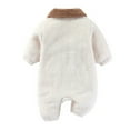 thumbnail image 3 of Hotiary Boys and Girls Warmth Long Sleeved Jumpsuit for Autumn and Winter Baby Thickened Plush Cartoon Pullover Jacket for 0-12M Infant, 3 of 13