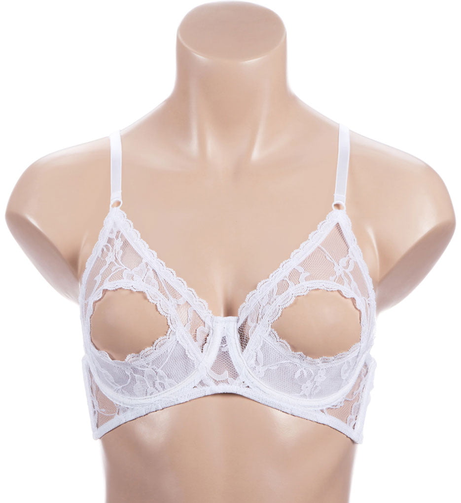 Shirley Of Hollywood Bra Lace Open Tip Bra.