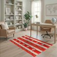thumbnail image 2 of ODIKA Stripe Motif Confetti Border Whimsical Wreath Repeating Botanical Refined Stain Resistant Low Profile for Dorm Room, Small Living Apartment, 2 of 7