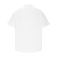 thumbnail image 2 of pstuiky camisetas para hombre, Camisa holgada informal y de moda de verano y lino a rayas para hombre camisetas de hombre m, 2 of 4