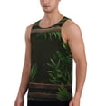 thumbnail image 2 of Zufioo Framed Greenery Wall Art Print Men's Vest, Sleeveless Quick-drying Muscle T-shirt, Suitable for Sports Fitness, Home Leisure Wear-Small, 2 of 7