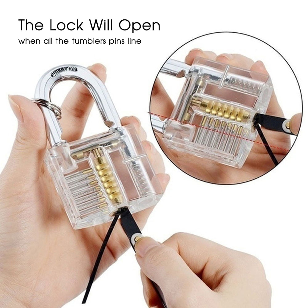 lockpicking lock pick set tools practice padlocks unlocking crochetage serrure ù