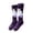 A-Purple, variant on AWZXDE Halloween Crew Socks Cartoon Bat Print Mid Calf Socks for Adults Great for Fall Holiday Party and Season Daily Wear