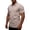 #83-Beige, variant on Ceisia Men's Short Sleeve Solid Color Zip Polo Shirt Knit Collared Business Casual Everyday Top Gifts for Father Beige 1X