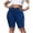 Royal Blue, variant on Womens Plus Size Jean Shorts Stretchy Cargo Bermuda Shorts High Waisted Y2k Denim Shorts Black 14W
