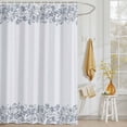 thumbnail image 3 of Shower Curtain Spring Floral Line Art Shower Curtains for Bathroom Decor, Waterproof Polyester Shower Curtain Set with Hooks, Extra Long 72" x 78" White Modern, 3 of 9