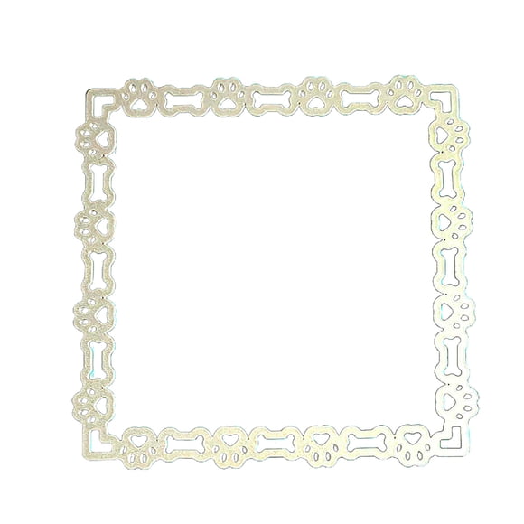Troqueles De Corte Con Estampado De Pata De Perro Plantilla De Metal Alta Para Hacer Tarjetas De Papel De Álbum De Recortes De Bricolaje Corte Artesanal En Relieve Yuarrent HA016728-00