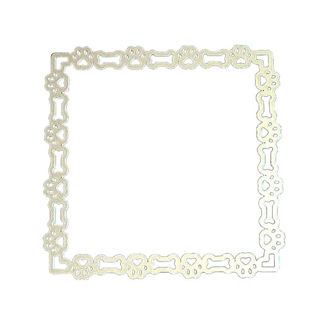 Troqueles De Corte Con Estampado De Pata De Perro Plantilla De Metal Alta Para Hacer Tarjetas De Papel De Álbum De Recortes De Bricolaje Corte Artesanal En Relieve