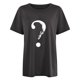 thumbnail image 4 of Hombres Y Mujeres Retro Tops Skull Question Mark Festival Manga Caída Estampado Vintage Manga Corta Suelta Odeerbi ODB182079, 4 of 6