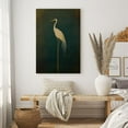 thumbnail image 5 of AVOI Elegant Red-Crowned Crane Standing Tall Canvas Wall Art - Serene HD Printed Bird Painting for Home Decor, Modern Realistic Wall Decor for Hotel Bedroom & Rooms, Art Frame: 12x12in, 5 of 5