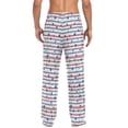 thumbnail image 2 of Men's Pajama Pants Men's Pajama Bottoms Home Sleeping Pants Loose Fitting Style S The Stars and Stripes, 2 of 7
