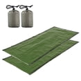 thumbnail image 1 of Couverture d'Urgence 2 PCS avec Sac de Compression Sac de Couchage d'Urgence Léger Portable pour le Camping Randonnée Randonnée, 1 of 7