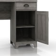 thumbnail image 5 of 24/7 Shop At Home Elk Wood L-Shape Desk with 1-Drawer, Gray Oak, 5 of 7