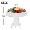 thumbnail image 4 of 4 Pcs Round White Knobs for Kitchen Cabinet Cupboard Dresser Bookcase Thanksgiving Pumpkin Drawer Pulls Handles Home Decor, 4 of 8