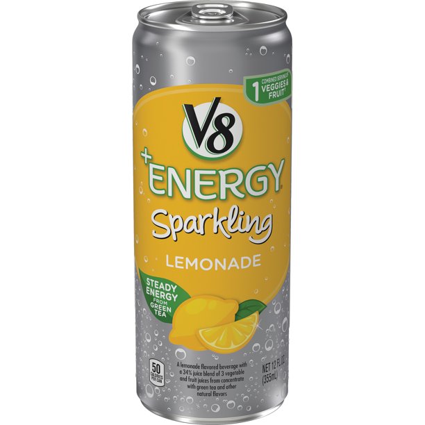 V8 +Energy Lemonade, 12 oz.