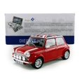 thumbnail image 2 of Mini Cooper 1.3i Sport Pack Red with White Stripes and UK Flag on Top 1/18 Diecast Model Car by Solido, 2 of 7