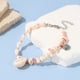 thumbnail image 1 of Nvzi Pulsera de tobillo con estrella de mar y tortuga azul Pulsera de tobillo con estrella de mar y tortuga Pulsera de cuerda Pulsera de estrellas de mar coloridas Joyas , rosa B, 1 of 5