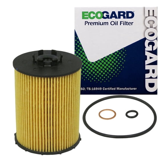 ECOGARD X5564 Premium Cartridge Engine Oil Filter for Conventional Oil Fits BMW 750Li 4.8L 2006-2008, 650i 4.8L 2006-2010, X5 4.8L 2007-2010, 550i 4.8L 2006-2010, 750i 4.8L 2006-2008