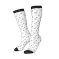 thumbnail image 2 of Fotbe Hand Drawn Turtle print Women's Men's Novelty Crew Socks Cotton Socks Knee High Socks for Walking,Running,Nurses,Pregnancy, 2 of 8