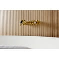 thumbnail image 4 of Kingston Brass KS5027AX Two-Handle Wall Mount Roman Tub Faucet, Brushed Brass, 4 of 7
