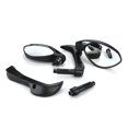thumbnail image 3 of Handlebar Mirrors Pair Rear View View Mirror Side Protection Mirror Side Accessories Reflector Replacement for KTMDUKE125/200/250/390 RC390, 3 of 6