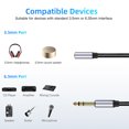 thumbnail image 3 of Seitruly 6,5mm a 3,5mm Jack auriculares Cable de extensión convertidor de cables Digital PC micrófono transmisión Audio adaptador Cables de audio/vídeo, 3 of 6