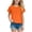 Orange, variant on Ketyyh-chn99 Tops for Toddler Girls Girls T Shirts Kids Summer Short Sleeve Fashion Tops Tees Size for 4-5 Years,Black
